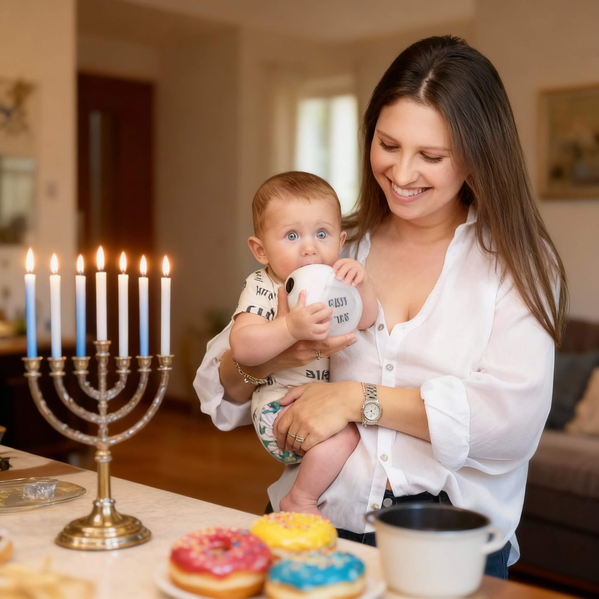 חנוכה של אור ושלווה: איך משאבת חלב מאפשרת לך באמת ליהנות מהחג עם המשפחה